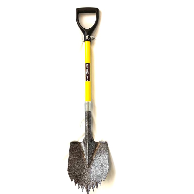 krazy beaver tools recovery gear camping gear shovel camping 159 99 krazy beaver shovel silver vein yellow handle 45639 40692771520725