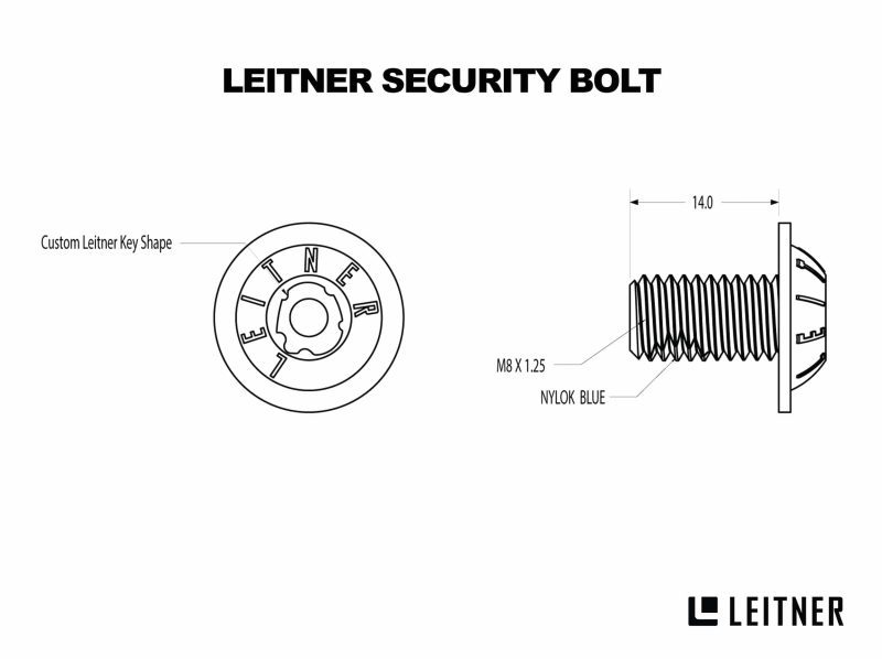 leitner designs accessories security driver bolt kit 41903344517333