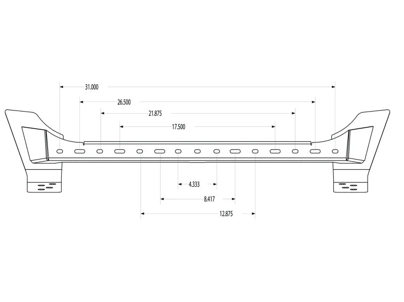 leitner designs ineos grenadier front bumper light bar 41903293497557