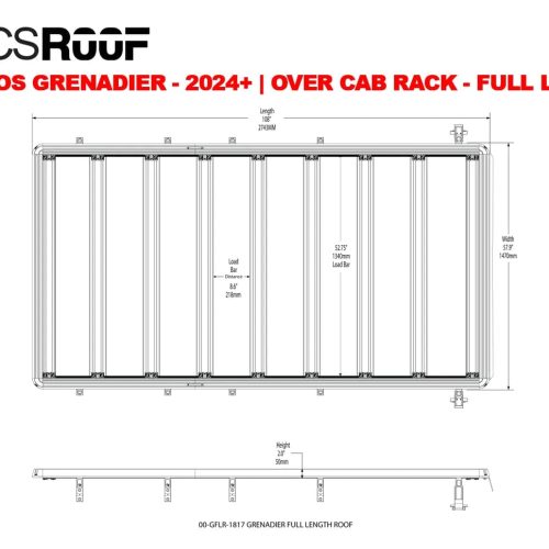 leitner designs platform rack ineos grenadier acs roof full length platform rack 2024 42660520231125