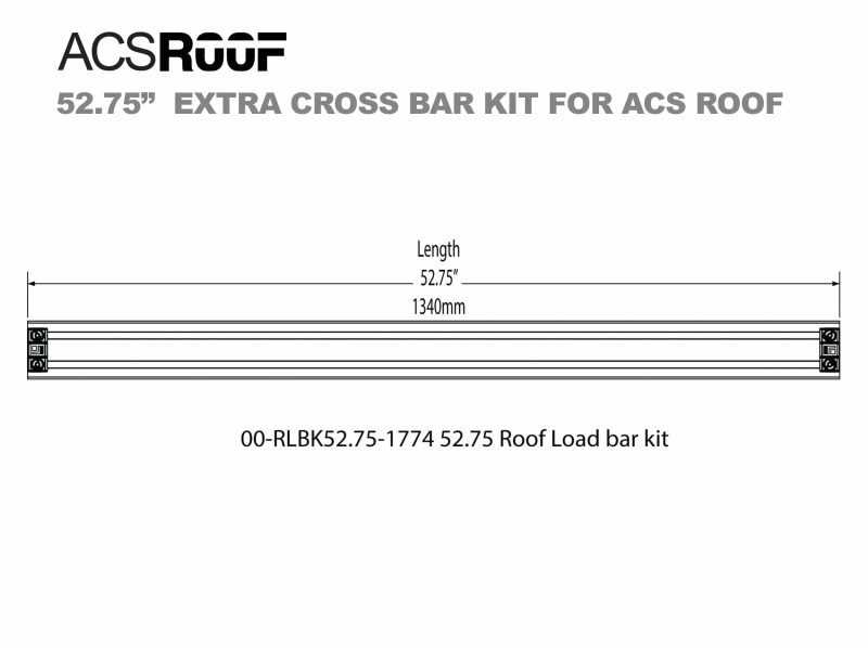 leitner designs platform rack ineos grenadier over the cab 52 75 acs roof platform rack extra load bar kit 41903314829525