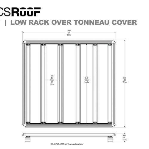 leitner designs platform rack low platform rack for tonneau cover 6 6 bed 00 6 6tlr 1653 acs roof over truck bed low platform rack for tonneau covers 41903319351509