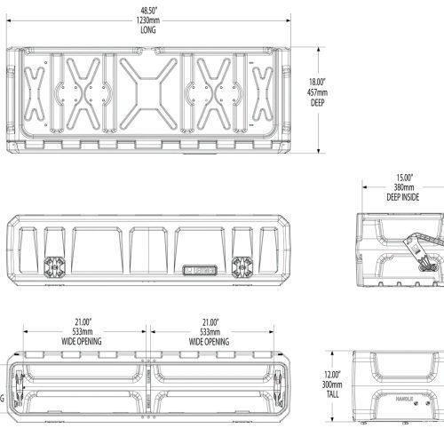 leitner designs roof accessories gearpod roof for acs roof platform rack 41903316402389