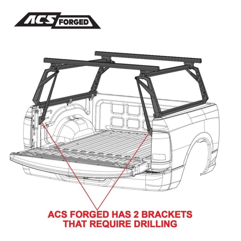 leitner truck bed racks active cargo system forged ford 30863991734435