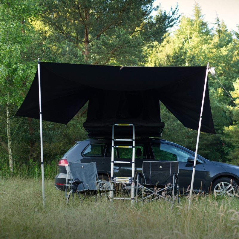 light awning roof top tent roof space front