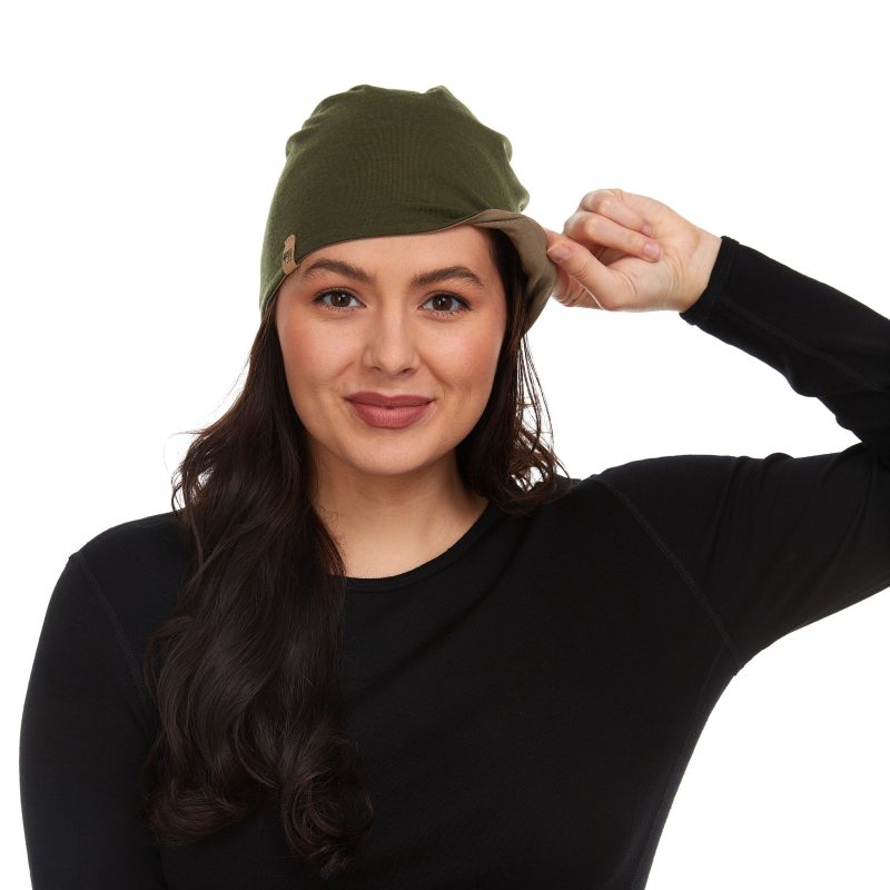 minus33 merino wool clothing headwear micro weight reversible shade beanie woolverino 41187465461973