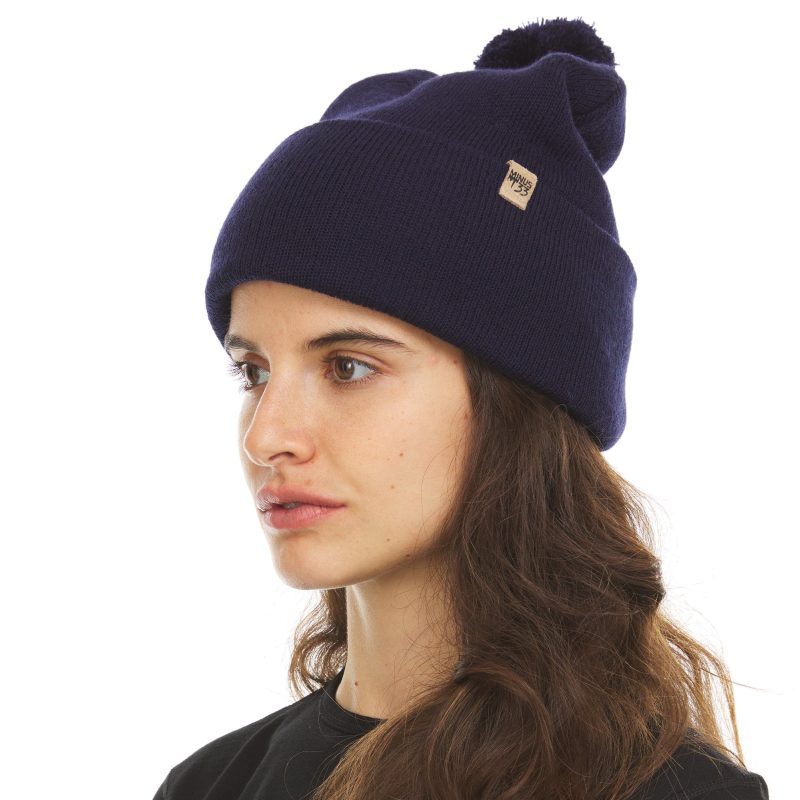 minus33 merino wool clothing headwear midweight everyday knit cuff pom beanie 100 merino wool 41187470147797