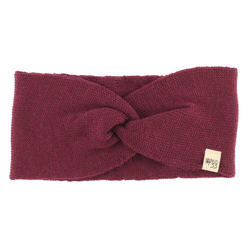 minus33 merino wool clothing headwear midweight everyday knit twist headband 100 merino wool 41187464904917