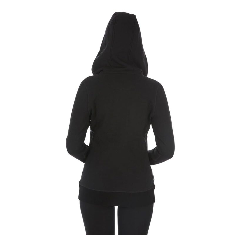 minus33 merino wool clothing tops expedition women s brushed wool hoodie kodiak fleece 41187430662357