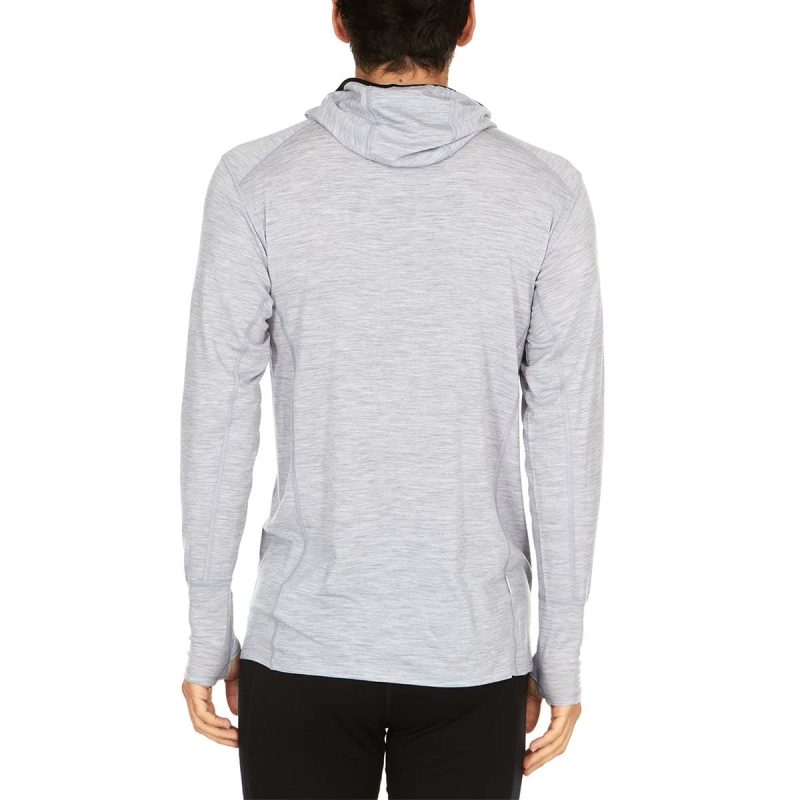 minus33 merino wool clothing tops micro weight men s wool 1 4 zip sun hoodie woolverino 41187466412245