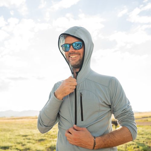 minus33 merino wool clothing tops micro weight men s wool 1 4 zip sun hoodie woolverino 41187467985109