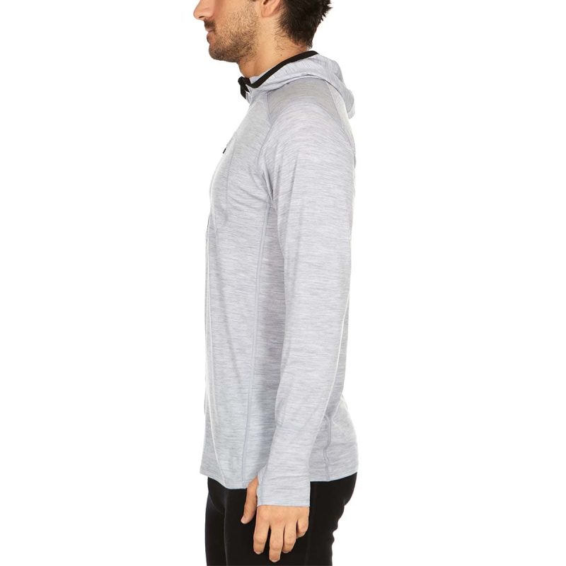 minus33 merino wool clothing tops micro weight men s wool 1 4 zip sun hoodie woolverino 41187471950037