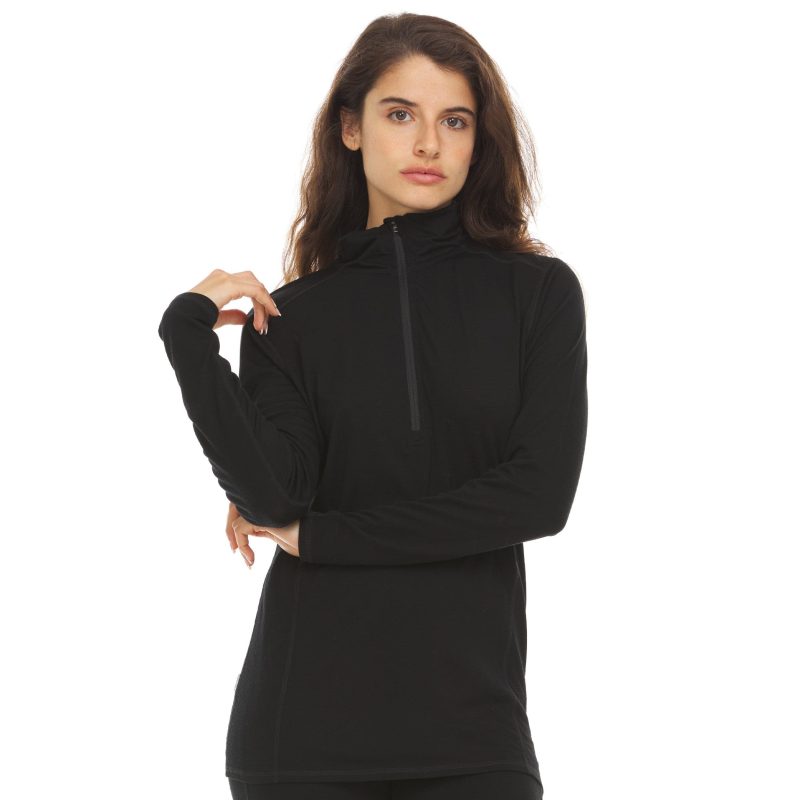 minus33 merino wool clothing tops micro weight women s wool 1 4 zip woolverino 41187461660885