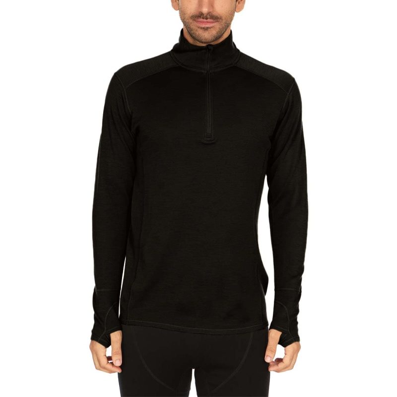 minus33 merino wool clothing tops midweight isolation men s 1 4 zip 100 merino wool 41187472933077