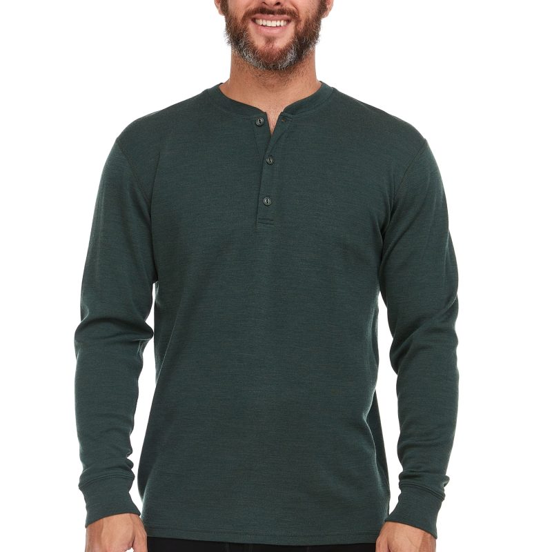 minus33 merino wool clothing tops midweight men s long sleeve henley 100 merino wool 41187491250389