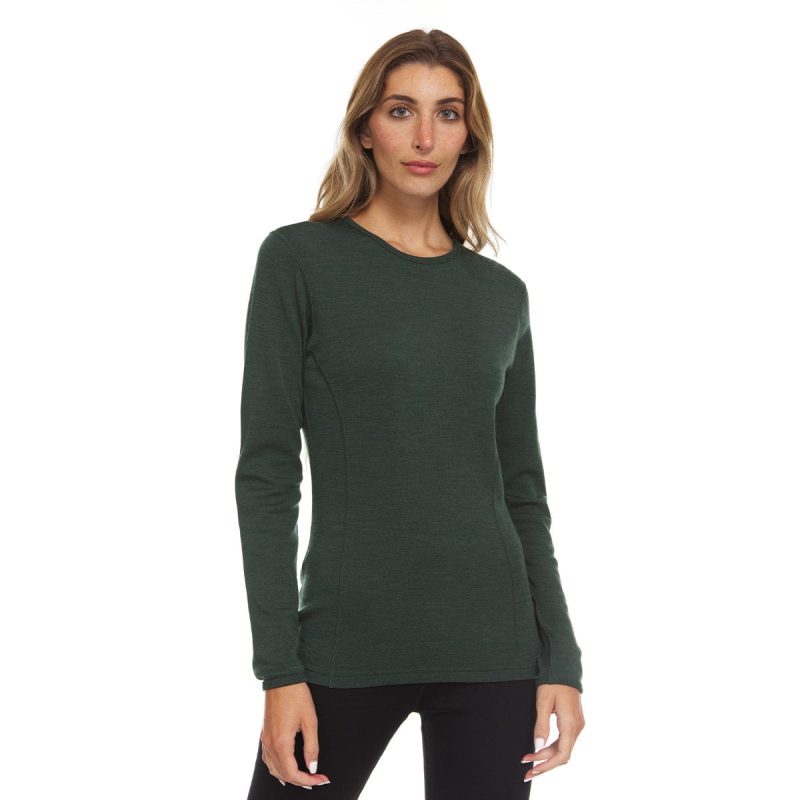 minus33 merino wool clothing tops midweight ossipee women s crew 100 merino wool 41187490726101