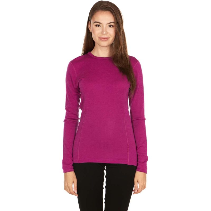 minus33 merino wool clothing tops midweight ossipee women s crew 100 merino wool 41187495608533