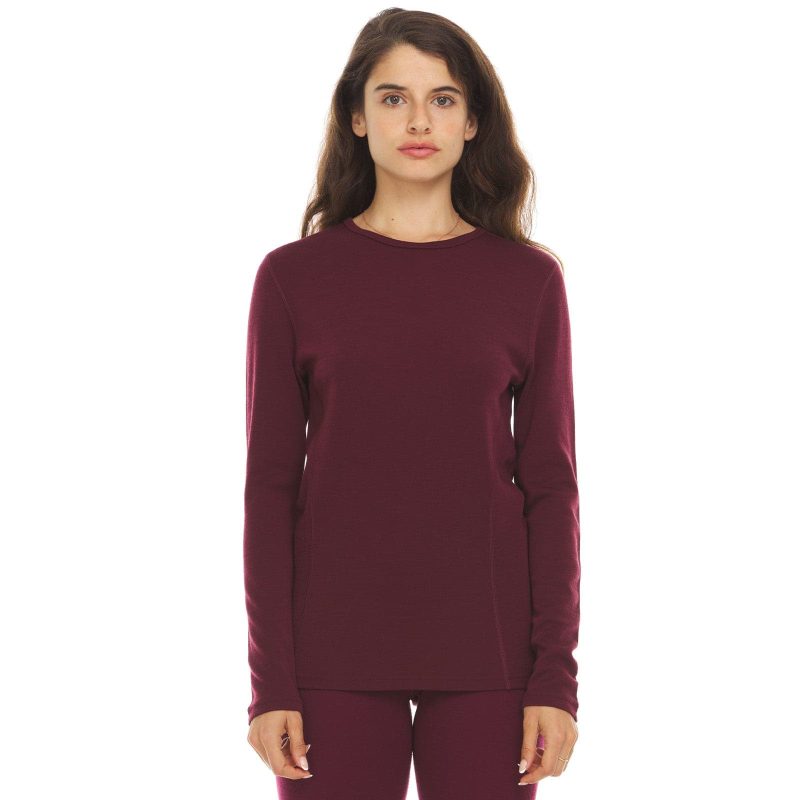 minus33 merino wool clothing tops midweight ossipee women s crew 100 merino wool 41187496231125