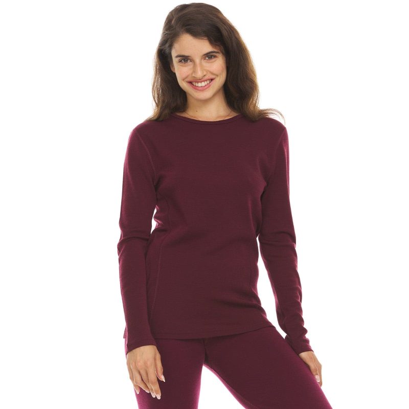 minus33 merino wool clothing tops midweight ossipee women s crew 100 merino wool 41187496460501