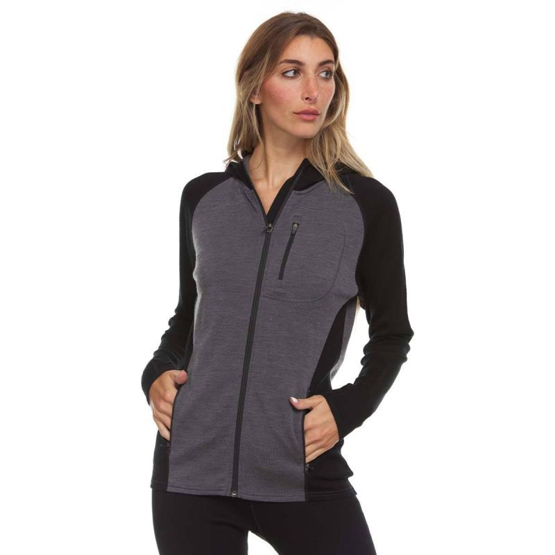 minus33 merino wool clothing tops midweight trailbreaker women s full zip hoodie woolverino 41187486859477