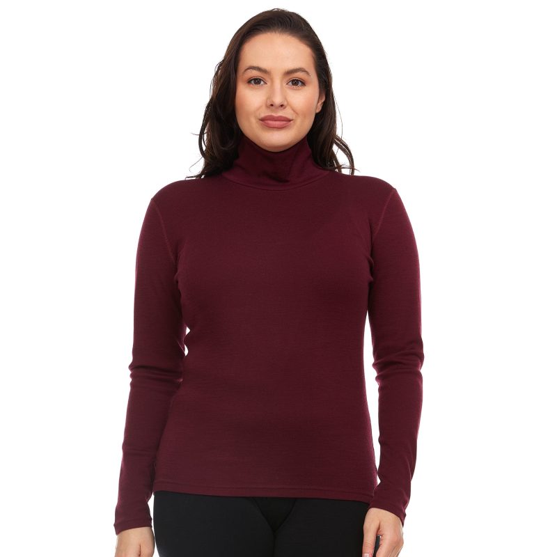 minus33 merino wool clothing tops midweight women s long sleeve turtleneck 100 merino wool 41187488497877