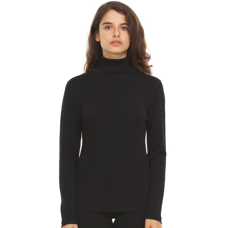 minus33 merino wool clothing tops midweight women s long sleeve turtleneck 100 merino wool 41187489022165