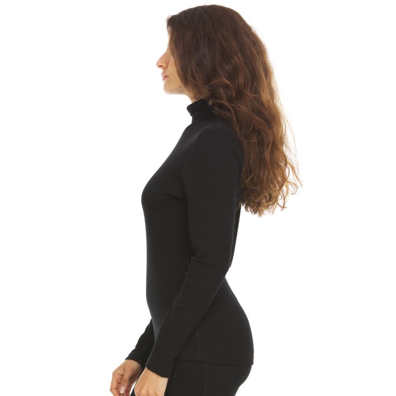 minus33 merino wool clothing tops midweight women s long sleeve turtleneck 100 merino wool 41187489317077