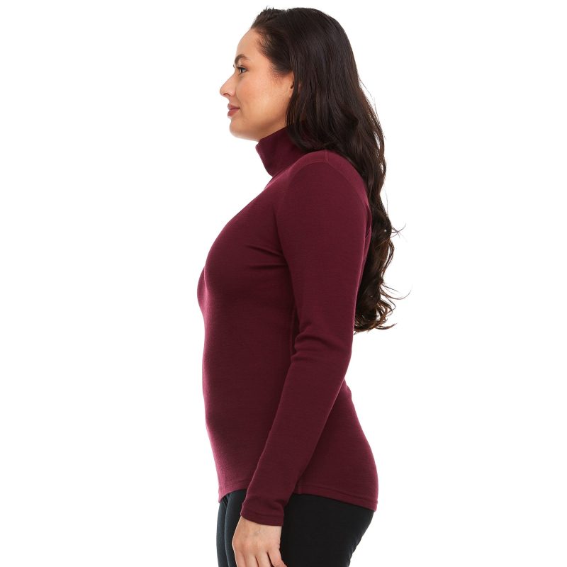 minus33 merino wool clothing tops midweight women s long sleeve turtleneck 100 merino wool 41187489972437