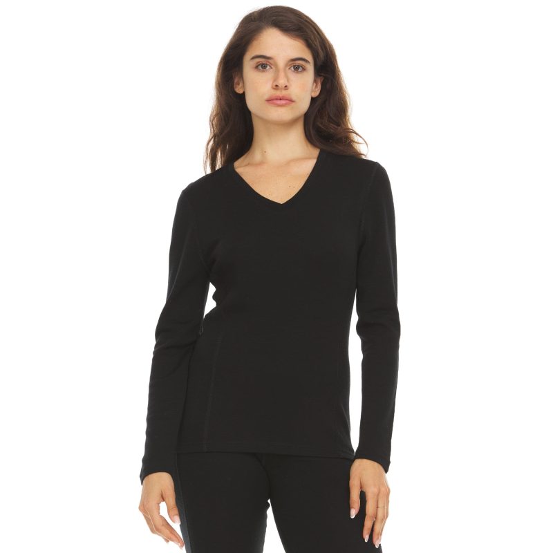 minus33 merino wool clothing tops midweight women s long sleeve v neck 100 merino wool 41187488334037