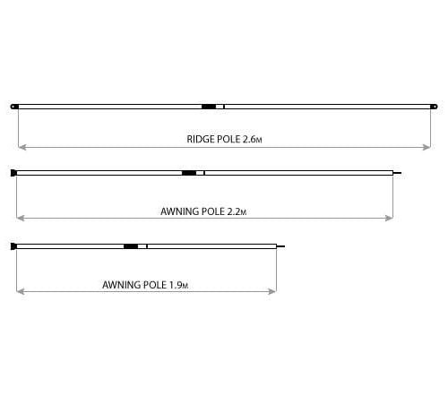 oztent shelters oztent telescopic poles 41719898734805