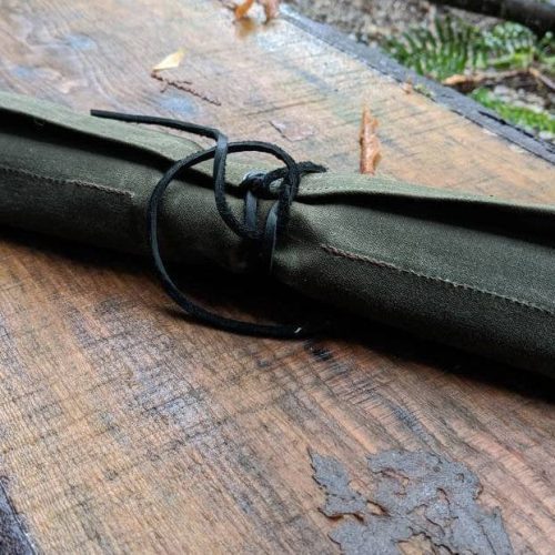 pnwbushcraft boxes bags kestrel waxed canvas tool roll up by pnwbushcraft 41355125588181