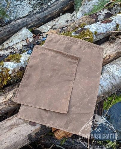 pnwbushcraft boxes bags lightweight waxed canvas food sack bag in a set with two sizes 41355126931669