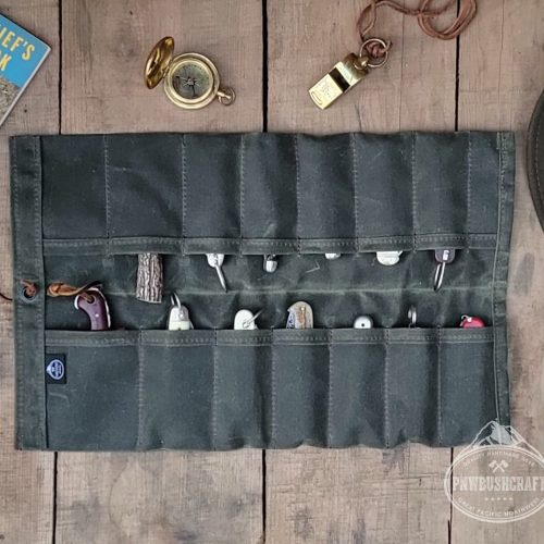 pnwbushcraft boxes bags maple waxed canvas pocketknife roll up v 2 0 41355124703445