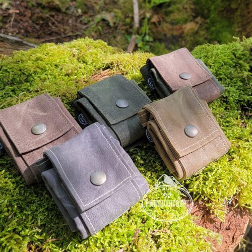 pnwbushcraft boxes bags rugged waxed canvas foraging bag hip pouch by pnwbushcraft 41355129815253