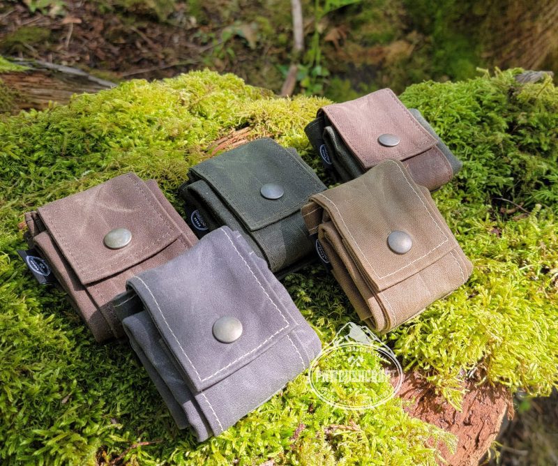 pnwbushcraft boxes bags rugged waxed canvas foraging bag hip pouch by pnwbushcraft 41355129815253