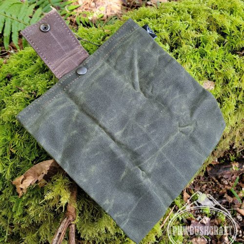 pnwbushcraft boxes bags rugged waxed canvas foraging bag hip pouch by pnwbushcraft 41355130274005