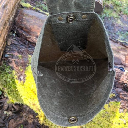 pnwbushcraft boxes bags rugged waxed canvas foraging bag hip pouch by pnwbushcraft 41355130437845