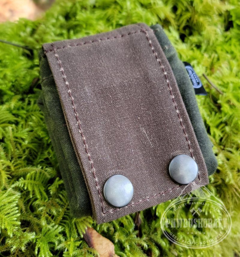 pnwbushcraft boxes bags rugged waxed canvas foraging bag hip pouch by pnwbushcraft 41355130896597