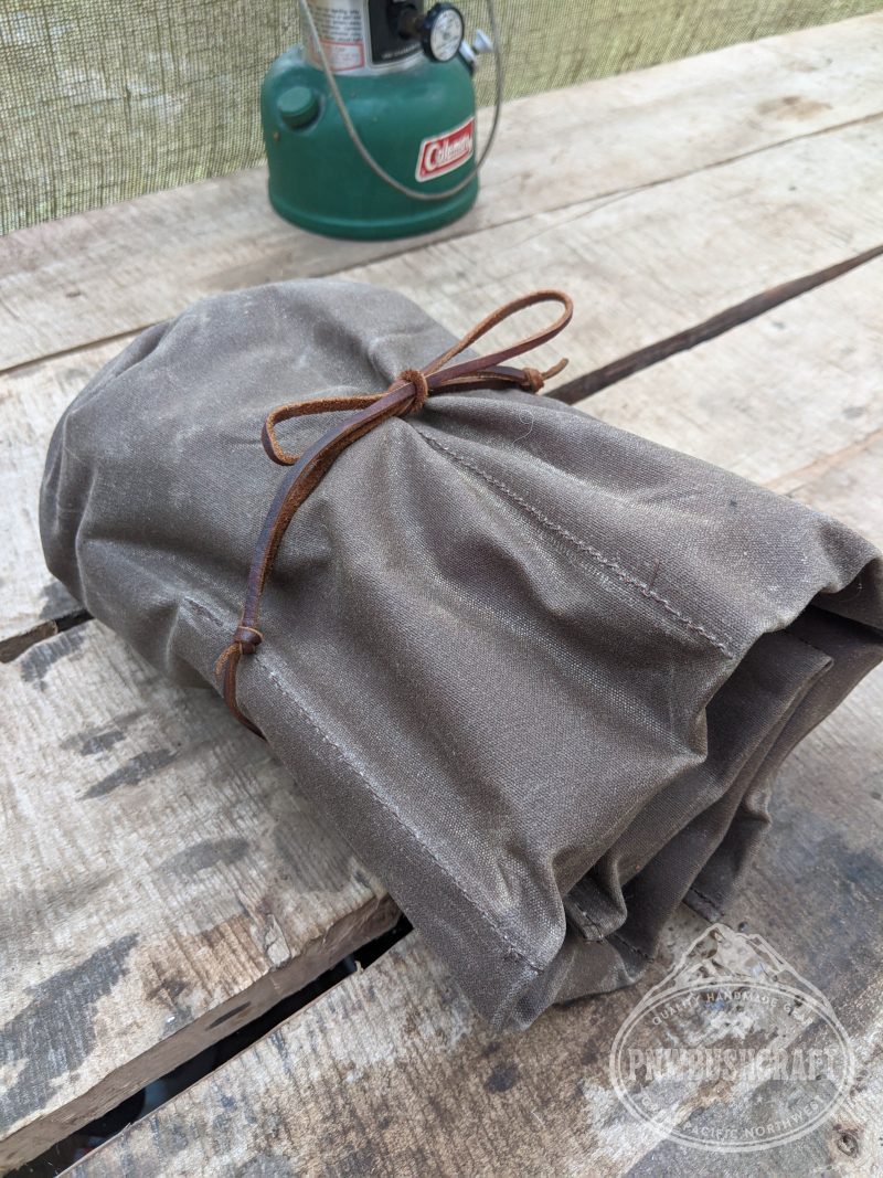 pnwbushcraft boxes bags the alder waxed canvas roll up 41355124801749