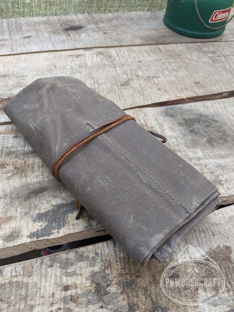 pnwbushcraft boxes bags the alder waxed canvas roll up 41355127881941