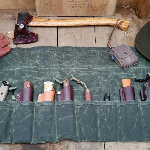 pnwbushcraft boxes bags the birch waxed canvas roll up by pnwbushcraft 41355126505685