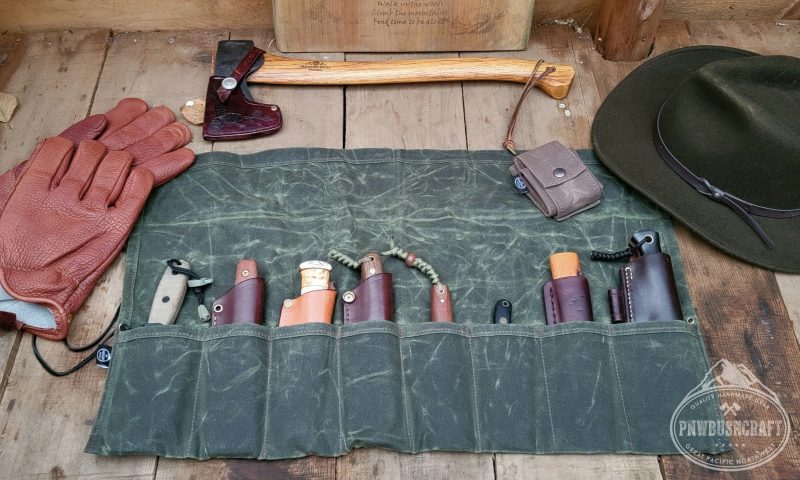 pnwbushcraft boxes bags the birch waxed canvas roll up by pnwbushcraft 41355126505685