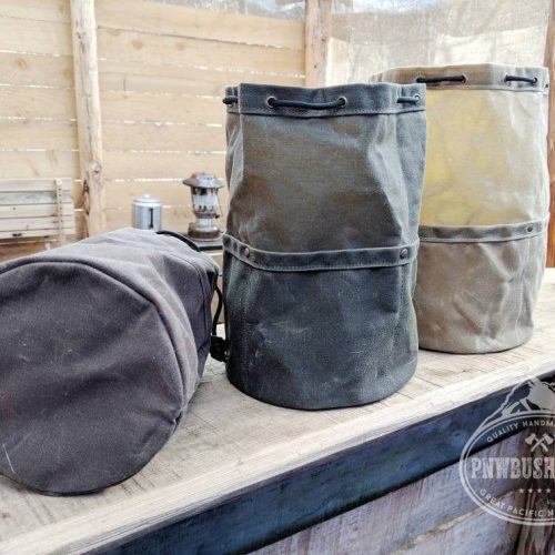 pnwbushcraft boxes bags the cedar bucket bag with outside pockets available in 5 sizes perfect for organizing your kit 41355127750869