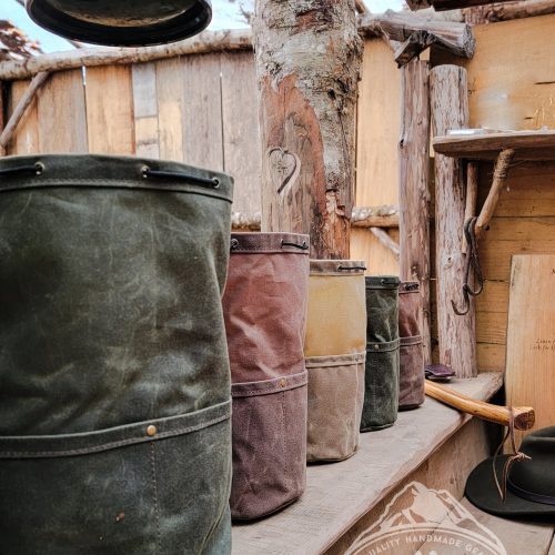 pnwbushcraft boxes bags the cedar bucket bag with outside pockets available in 5 sizes perfect for organizing your kit 41355129848021