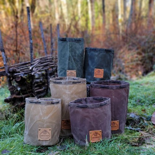 pnwbushcraft boxes bags waxed canvas bucket bag 41355126440149