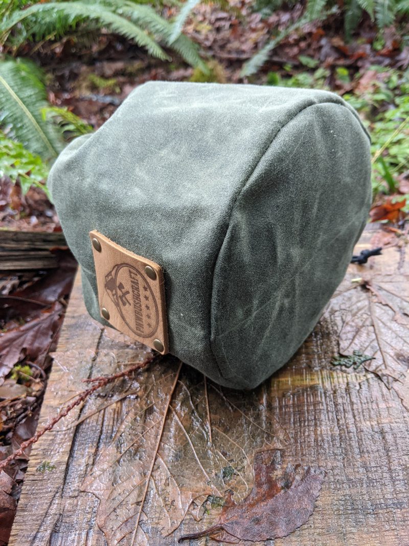 pnwbushcraft boxes bags waxed canvas bucket bag 41355127619797