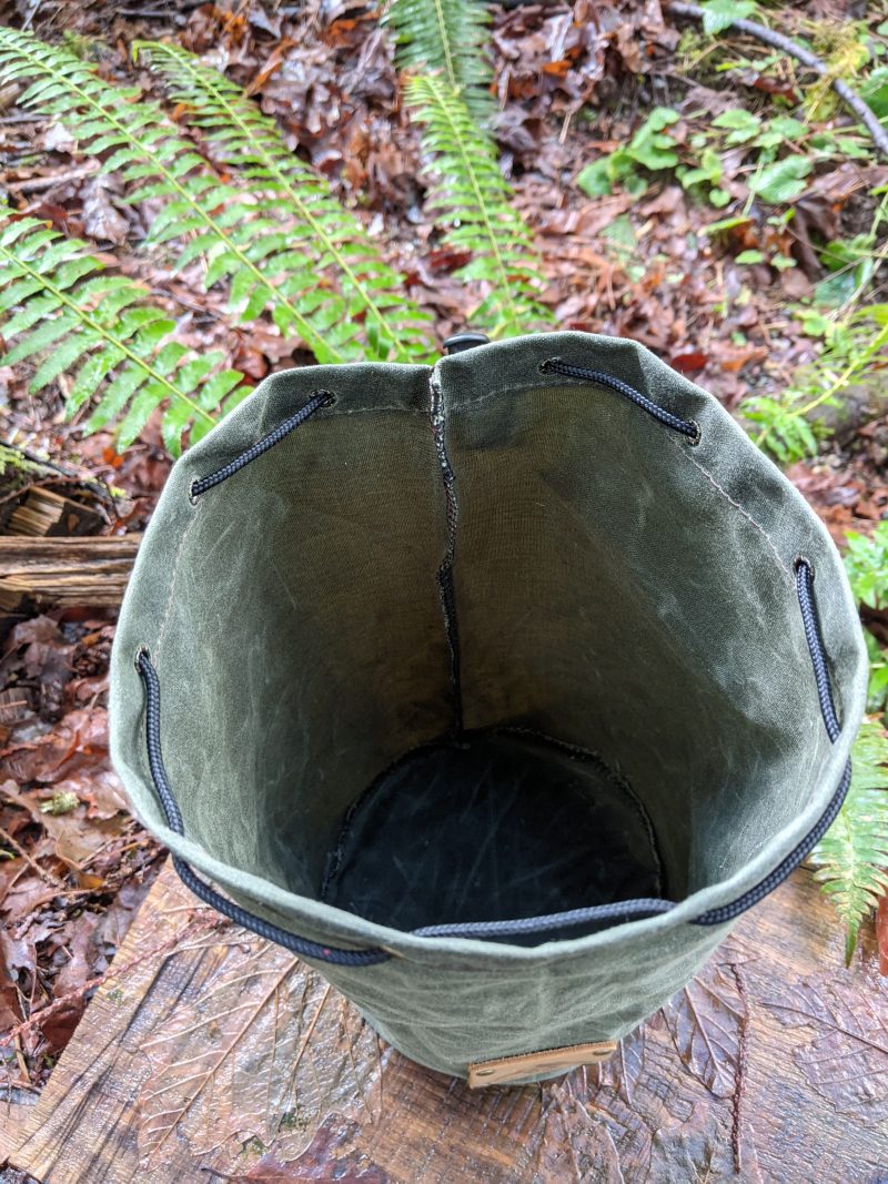 pnwbushcraft boxes bags waxed canvas bucket bag 41355128996053