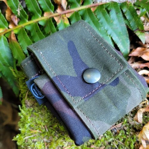 pnwbushcraft boxes bags woodland camo rugged waxed canvas foraging bag hip pouch by pnwbushcraft 41355130175701