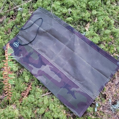 pnwbushcraft boxes bags woodland camo the birch waxed canvas roll up by pnwbushcraft 41355126145237