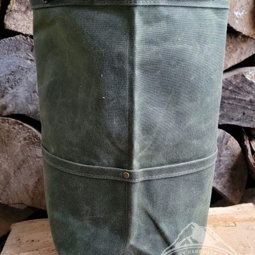 pnwbushcraft boxes bags xlarge green the cedar bucket bag with outside pockets available in 5 sizes perfect for organizing your kit 41355128864981